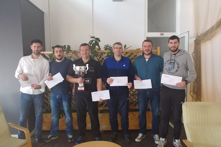 Vladimir Lešić osvojio je Darts point ligu u Splitu 2018/19