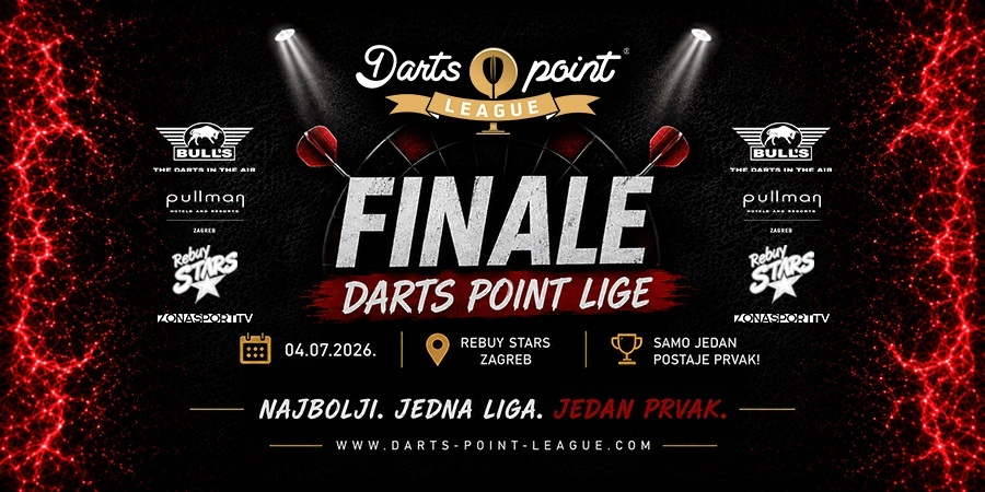 NAJAVA FINALNOG TURNIRA – DARTS POINT BULL'S REGIONALNA LIGA 2026