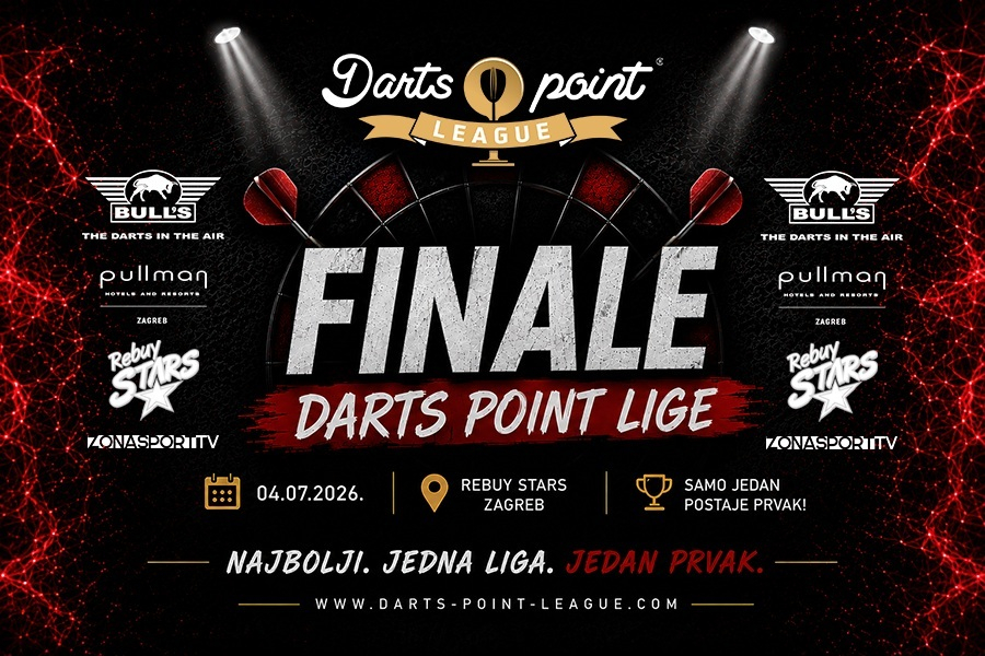 NAJAVA FINALNOG TURNIRA – DARTS POINT BULL'S REGIONALNA LIGA 2026